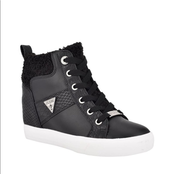 New GUESS Della Hidden Wedges Sneakers - Picture 1 of 4